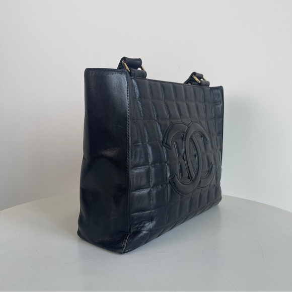 Chanel Choco Bar CC Tote Bag - Picture 3 of 10